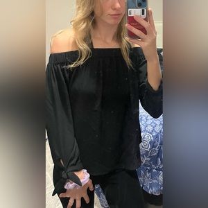 Express Black on the Shoulder Shirt